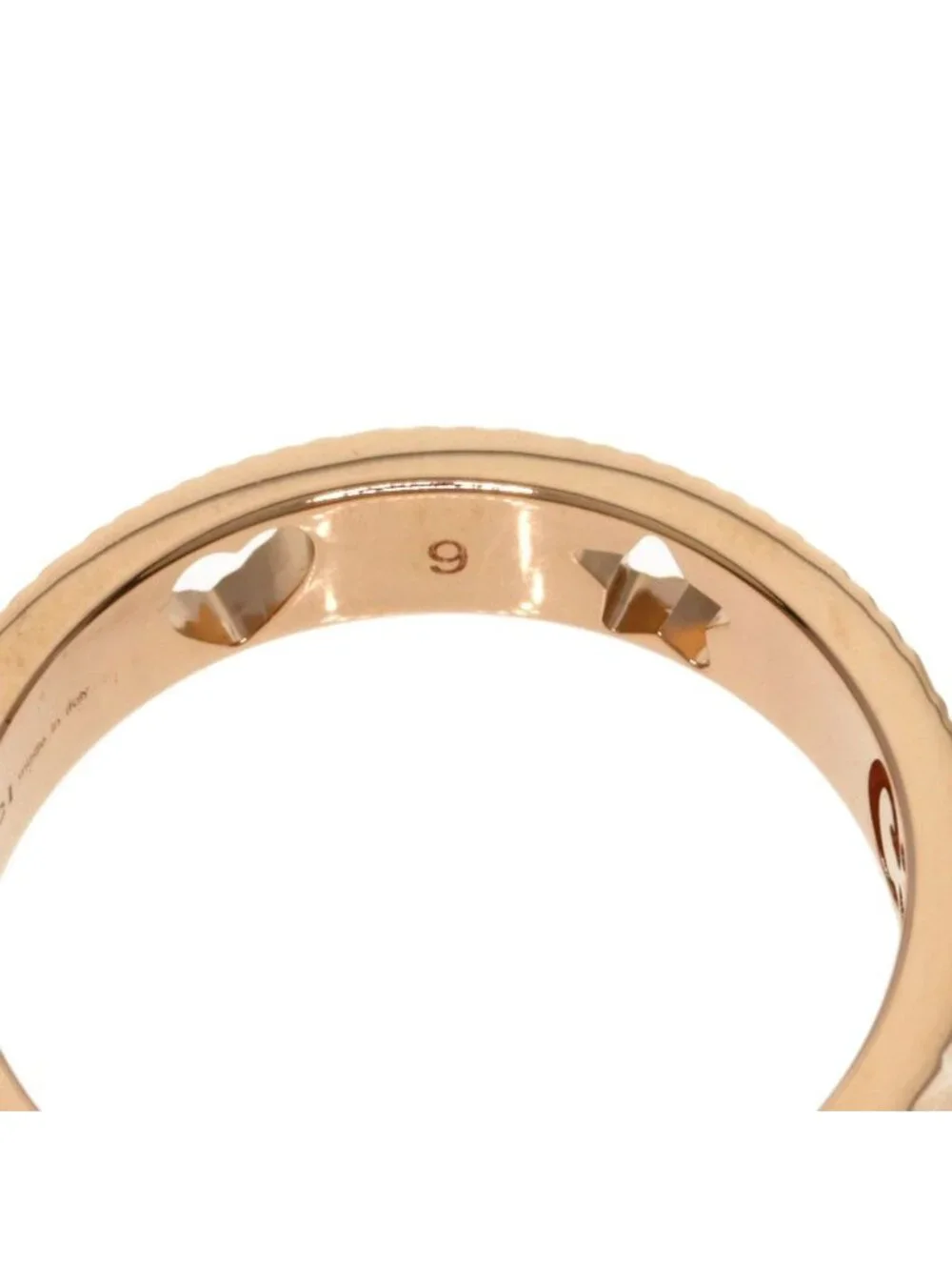 Gucci Icon Heart &star Ring 18k Pink Gold